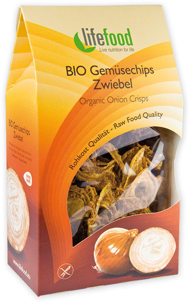 Chips din ceapa Raw Bio 